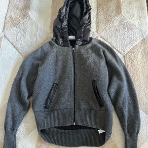 Athleta Attica Gray Sweater Jacket